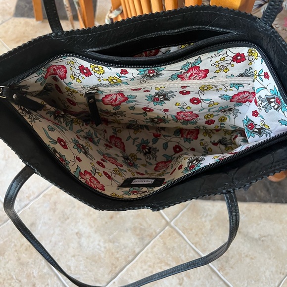 Latico Black Leather Purse/Tote NWT - Picture 4 of 4